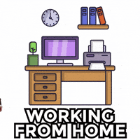 Working Remotely Work From Home GIF