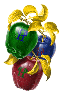 phynstudio merry christmas apple apples phyn christmas Sticker