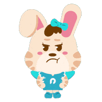 Angry Rabbit Sticker by Accurate Indonesia
