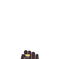 Bartenders Fist Up Sticker by The Blend World