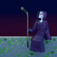 jjjjjohn skeleton wall sitting reaper GIF