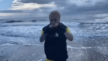Unorthodoxx fight beach boxing punch GIF