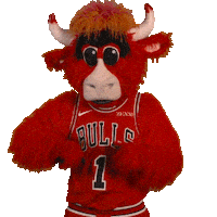 Benny The Bull Dance Sticker by Chicago Bulls