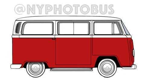 nyphotobus giphyupload nyc bus van GIF