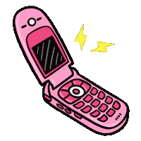 Pink Phone Sticker