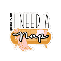 TheArtistryStudio couch i need a nap theartistrystudio the artistry studio Sticker