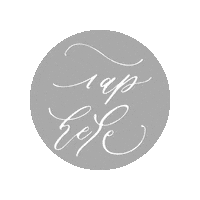 Tap Calligraphy Sticker