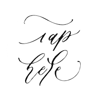 Tap Calligraphy Sticker