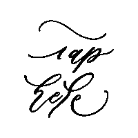 Tap Calligraphy Sticker