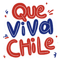 Chile Septiembre Sticker by Melita Dg