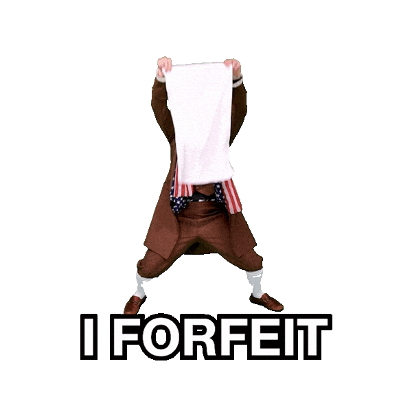 I Give Up Sticker