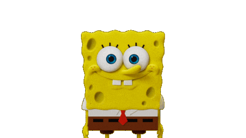 Happy Spongebob Squarepants Sticker by The SpongeBob Movie: Search for SquarePants