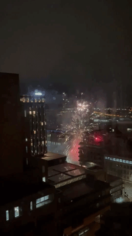 Liverpool Fans Set Off Fireworks