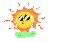 Jayakyung hot summer flower beach Sticker