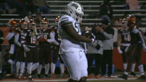 Ncaa Football GIF by Ohio Bobcats