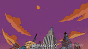 Episode 7 Asteroid GIF by The Simpsons