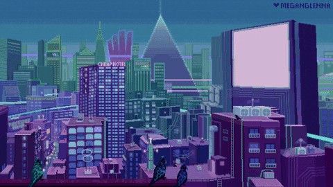 Science Fiction Pixel Art GIF by Megan