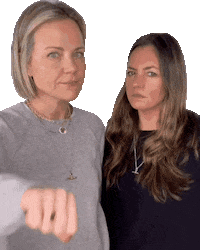 Boo Serious Face Sticker by Edit Secondhand