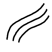 Black And White Line Sticker