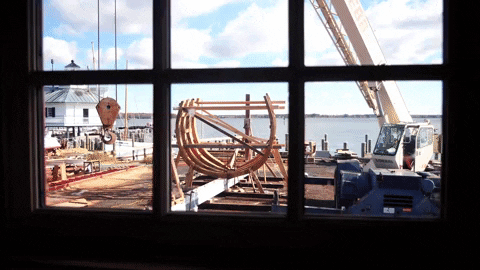 St Michaels Construction GIF by Chesapeake Bay Maritime Museum