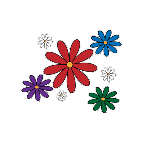 amipru giphygifmaker flower good vibes sommer Sticker