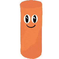 Excited Street Food Sticker