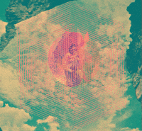 geoffjkim trippy space woman moon GIF