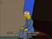 sad marge simpson GIF