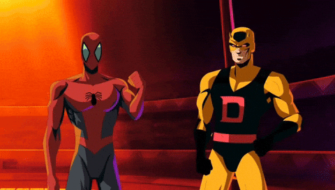 TheIronWolf marvel spider-man daredevil GIF