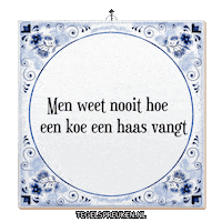 Spreuk Spanning Sticker by Tegelspreuken.nl