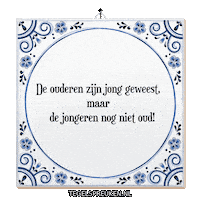 Respect Jong Sticker by Tegelspreuken.nl