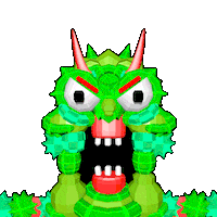 monster talking Sticker by Sam.DOG.DOG