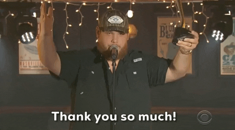 Thank You So Much GIF by Academy of Country Music Awards