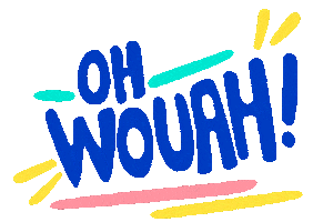 Rainbow Wow Sticker