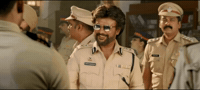 Superstar Rajinikanth Police GIF by 2K4 Rᴀᴊɪɴɪ Fᴀɴ