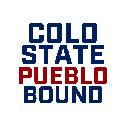 CSUPuebloAdmissions giphygifmaker colorado state university thunderwolves csu pueblo Sticker