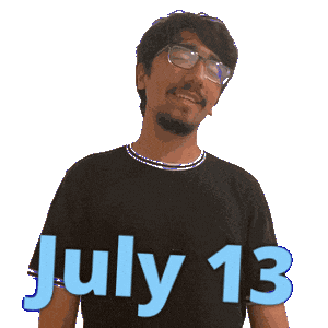 July 13 Sticker