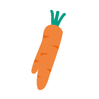 Carrot Karotte Sticker by etepetete bio