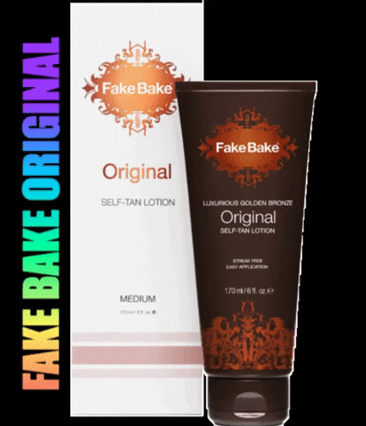 fakebake giphygifmaker original tan tanning GIF
