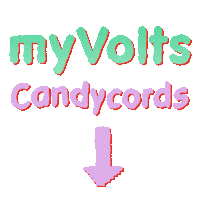Candycords Sticker by MyVolts