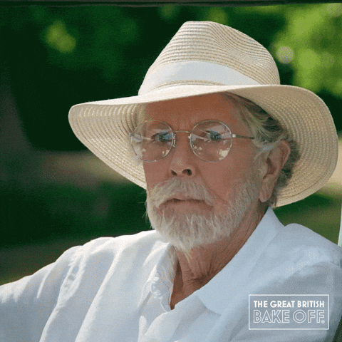 Confused Drag GIF by The Great British Bake Off