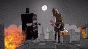 Fioght Godzilla Disaszxter GIF by CC0 Studios
