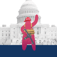 Impeach This Is America Sticker by Creative Courage