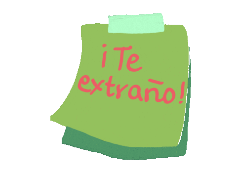 I Miss You Love Sticker by Alejandra Baiz