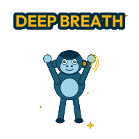 Breathe Deep Breath Sticker by Youth Disability Talk Out (YDTO)