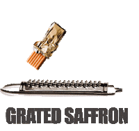 zafferanomatteobertoli saffron saffron ingot saffron gold bar zafferano matteo bertoli Sticker