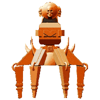 Confused 3D Sticker