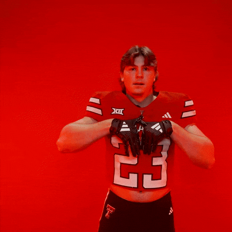 Adam Hill GIF by Texas Tech Football