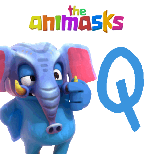 Happy Knockout Sticker by The Animasks