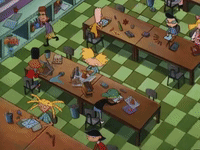 hey arnold nicksplat GIF